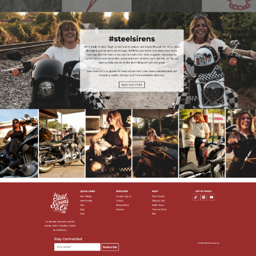 Women riding motorcycles, expressing freedom and empowerment.